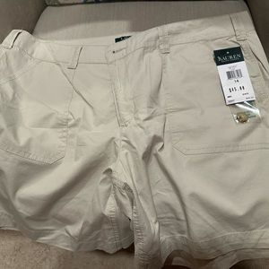Ralph Lauren khaki shorts for women